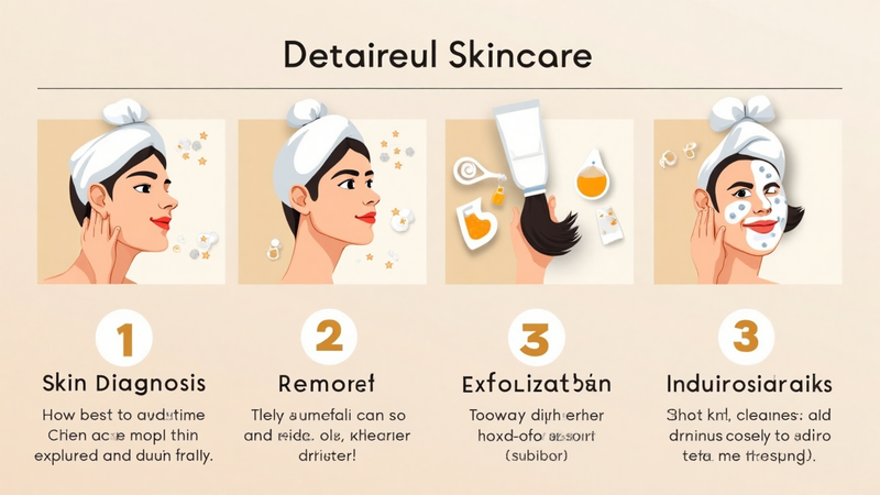 Préparation de la peau et diagnostic
