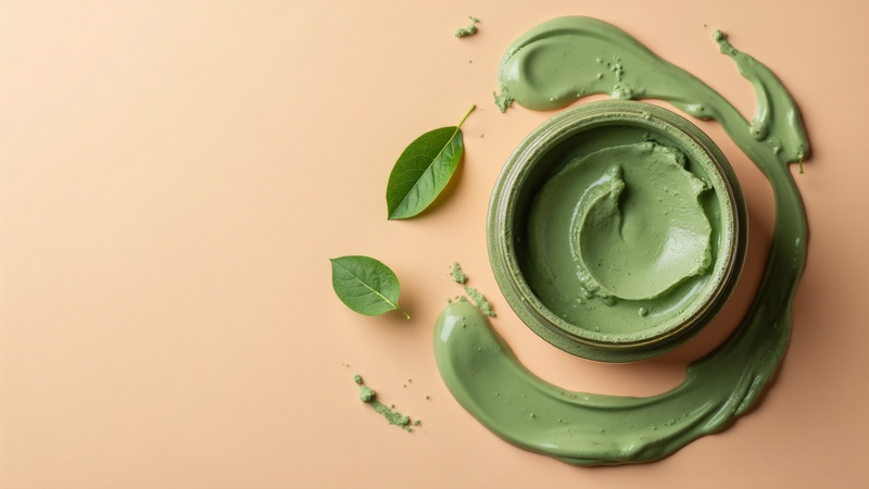 À quelle fréquence doit-on appliquer un masque à l'argile verte sur une peau grasse ?