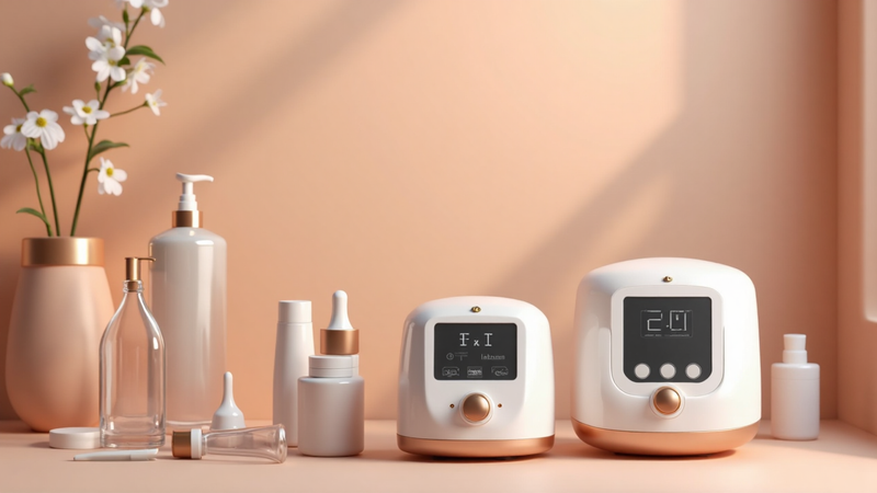 Matériel professionnel : appareils, électrodes et gels pour institut de beauté